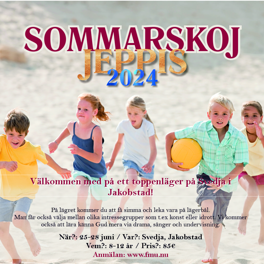 reklam bild om Sommarskoj Jeppis som är på Svedja lägergård 25-28.6