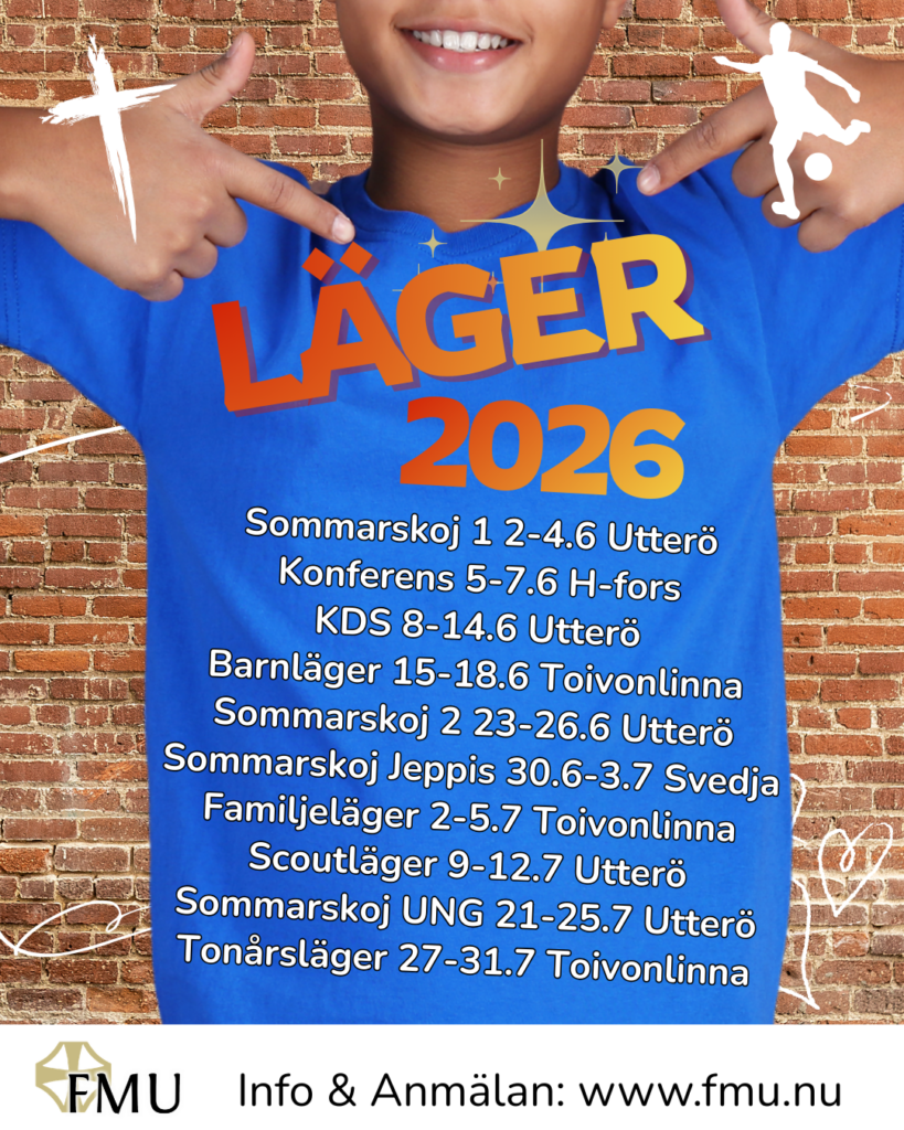 Här finns information om Sommarens läger. Mer info kommer senare.