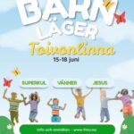 Reklam om barnläger på Toivonlinna