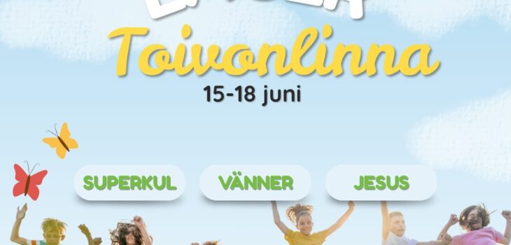 Reklam om barnläger på Toivonlinna